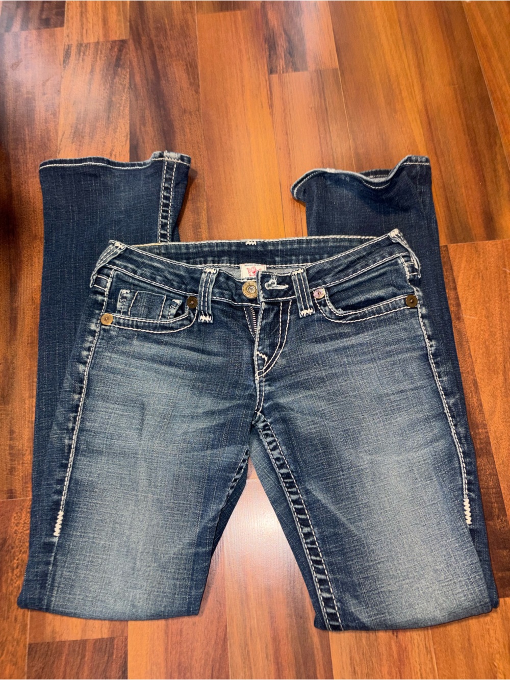 True Religion Women's Medium Wash Boot Cut Jeans